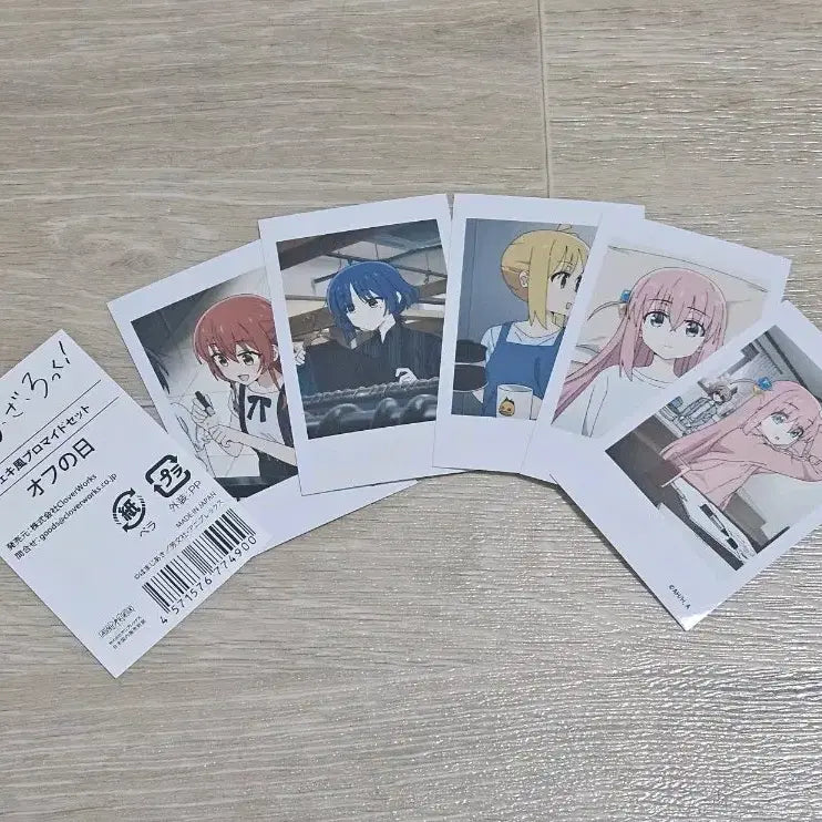 [BUNJANG] Bocchi the Rock Cheki-style Bromide Resting Day Ver. / 봇치더록 체키풍 브로마이드 쉬는날ver