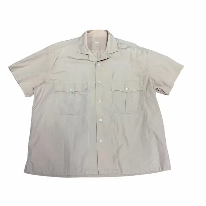 [BUNJANG] Porter Classic Kerouac Short Sleeve Shirt Beige / [M] 포터클래식 케루악 반팔 셔츠 베이지