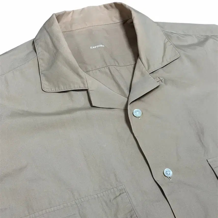[BUNJANG] Porter Classic Kerouac Short Sleeve Shirt Beige / [M] 포터클래식 케루악 반팔 셔츠 베이지