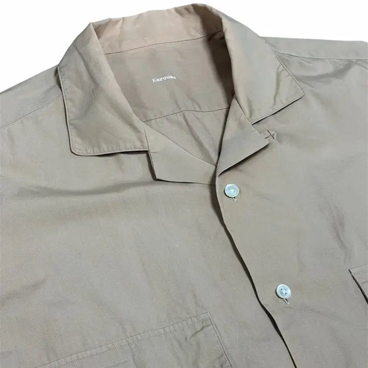 [BUNJANG] Porter Classic Kerouac Short Sleeve Shirt Beige / [M] 포터클래식 케루악 반팔 셔츠 베이지