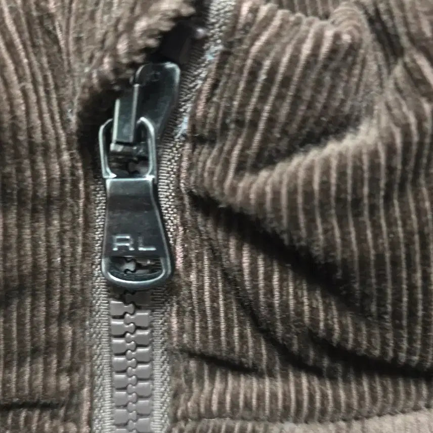 [BUNJANG] Polo Ralph Lauren Corduroy Puffer Jacket Brown XL / 폴로 코듀로이 패딩 브라운- xl 사이즈