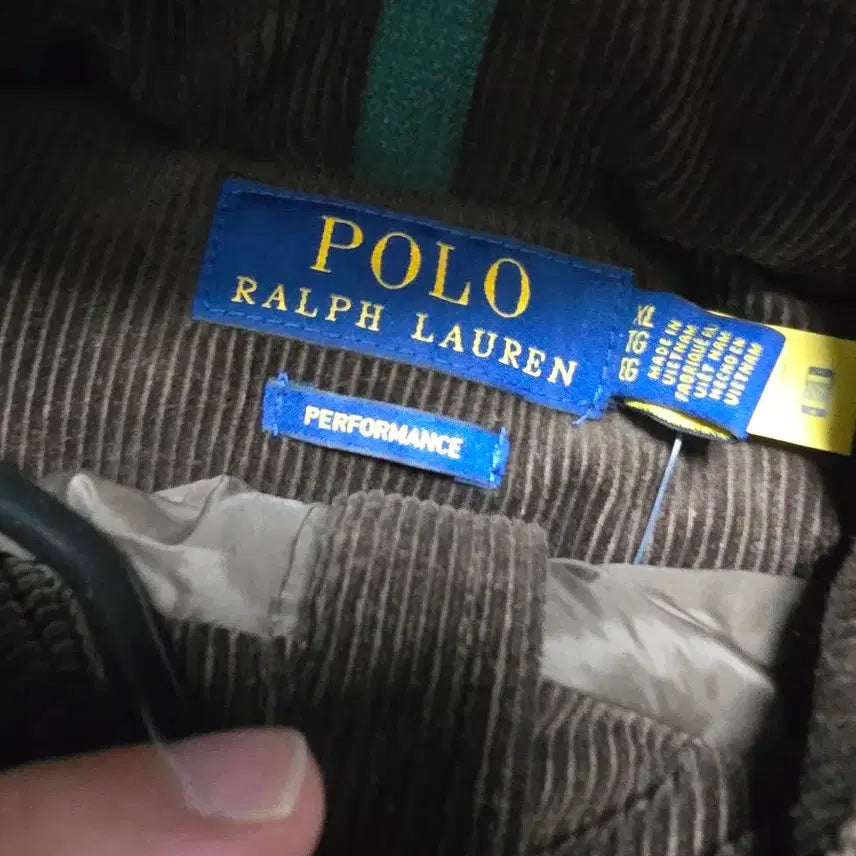 [BUNJANG] Polo Ralph Lauren Corduroy Puffer Jacket Brown XL / 폴로 코듀로이 패딩 브라운- xl 사이즈