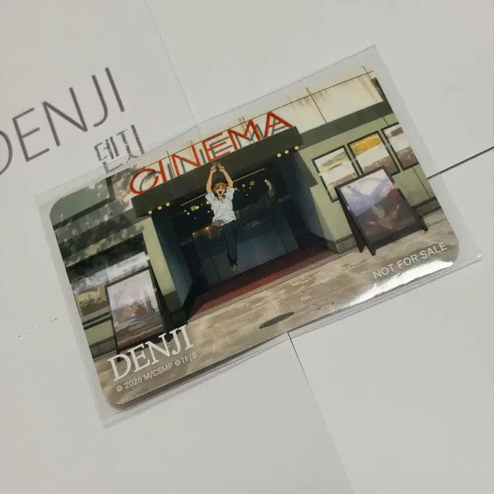 [SOLD OUT] 체인소맨팝업특전일괄 A4원화 포스터4종+덴지 포토카드