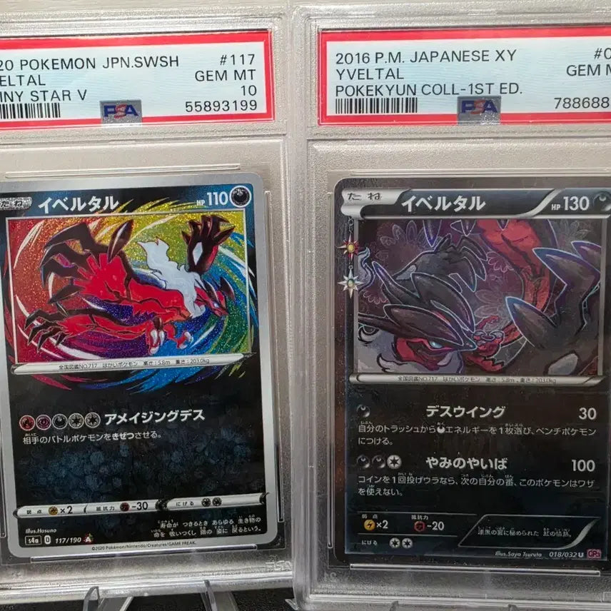 [BUNJANG] Pokemon Yveltal PSA 10 Bundle Set / 포켓몬카드 이벨타르 psa10 세트