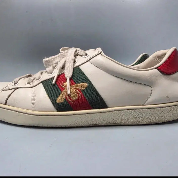 [BUNJANG] Gucci Ace Bee Embroidered Sneakers (270) / 구찌 에이스 꿀벌 자수 스니커즈 270