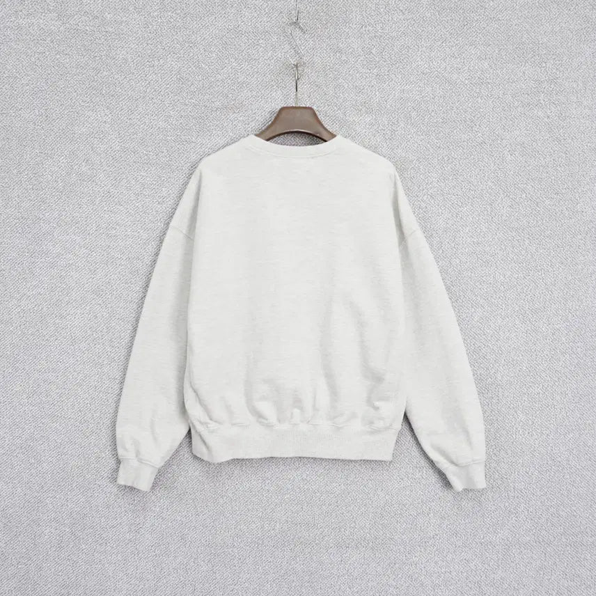 [BUNJANG] Mardi 2025 Flower Blossom Sweatshirt Oatmeal / 마르디 2025 플라워 블라썸 스웻셔츠 오트밀 free