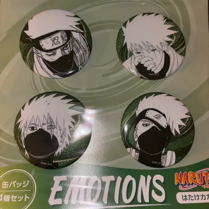 [BUNJANG] Jump Shop Naruto Kakashi Emotion Badge / 점프샵 나루토 카카시 이모션 캔뱃지 미개봉