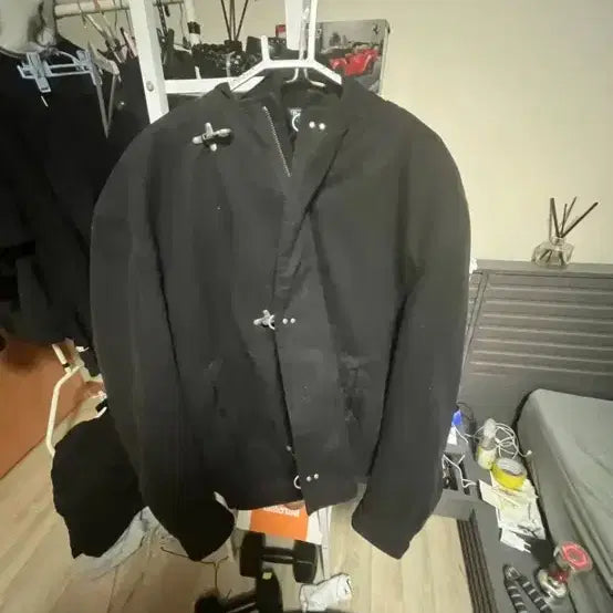 [BUNJANG] Zara Toggle Hook Buckle Button Jumper Jacket - Size S / (Zara) 자라 토글 후크 버클 버튼 점퍼 자켓 S