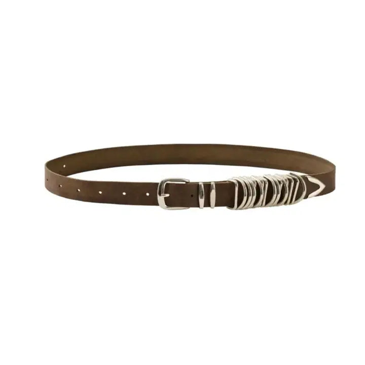 [BUNJANG] Wknd Project Vintage Leather Belt / Wknd project 오버링 빈티지 레더 벨트 엘씨디씨 로우클래식