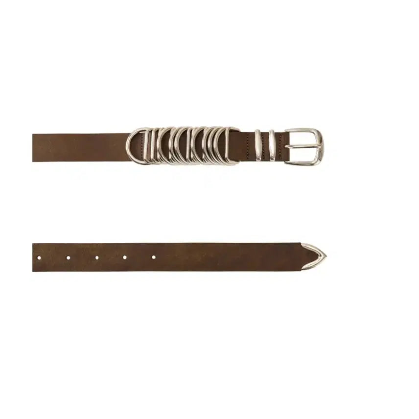 [BUNJANG] Wknd Project Vintage Leather Belt / Wknd project 오버링 빈티지 레더 벨트 엘씨디씨 로우클래식