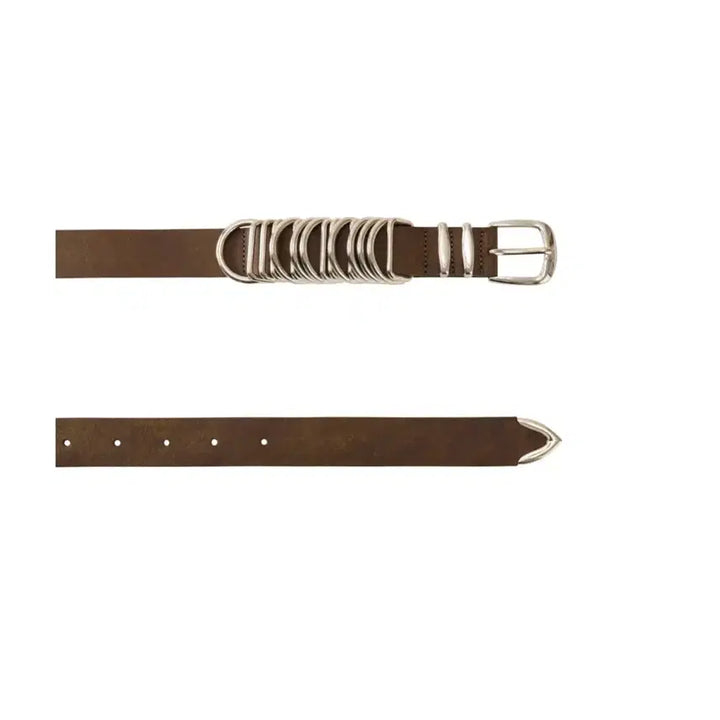 [BUNJANG] Wknd Project Vintage Leather Belt / Wknd project 오버링 빈티지 레더 벨트 엘씨디씨 로우클래식