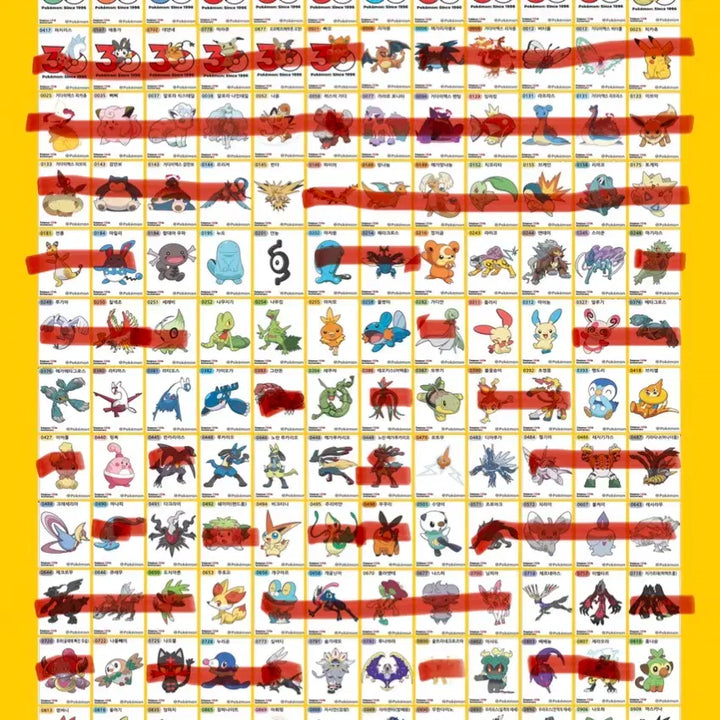 [BUNJANG] Pokemon 30th Anniversary Sticker Collection / 포켓몬 30주년 띠부씰