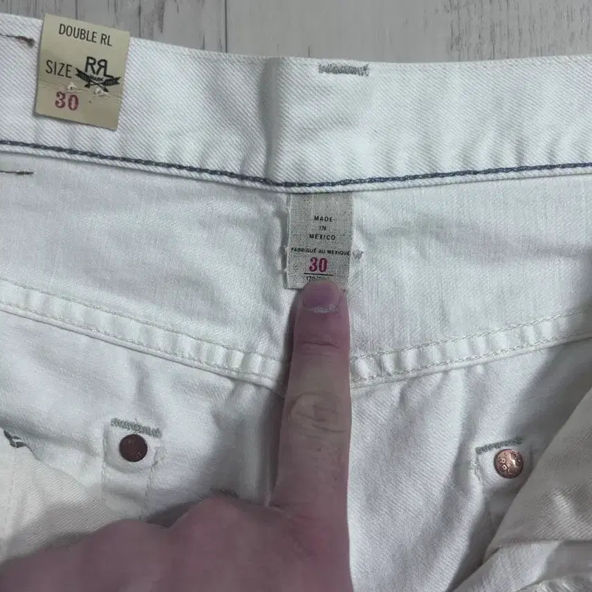 [BUNJANG] RRL Vintage Five Pocket Fit Denim Natural Shorts 30 / RRL 빈티지 파이브 포켓 핏 데님 내추럴 쇼츠 30 새상품