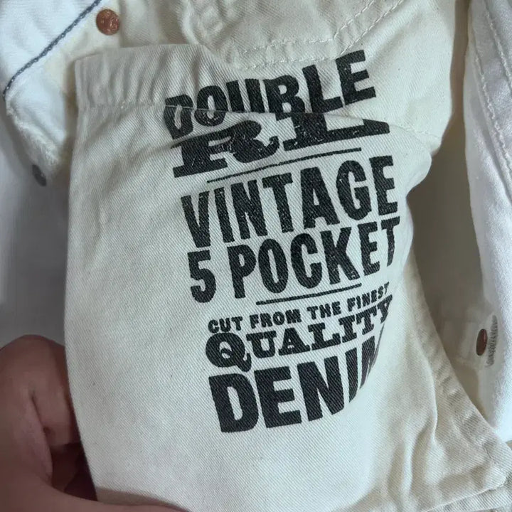 [BUNJANG] RRL Vintage Five Pocket Fit Denim Natural Shorts 30 / RRL 빈티지 파이브 포켓 핏 데님 내추럴 쇼츠 30 새상품