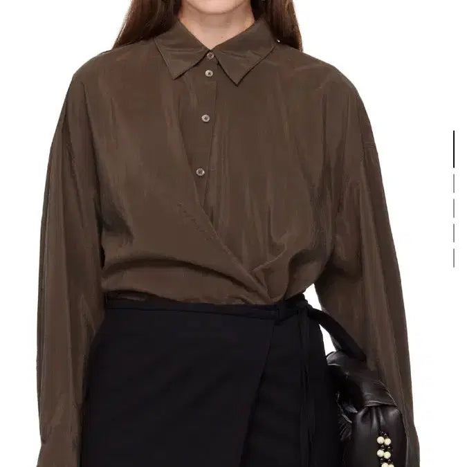 [BUNJANG] Lemaire Dry Silk Twist Shirt / 르메르 드라이실크 트위스트 셔츠 38