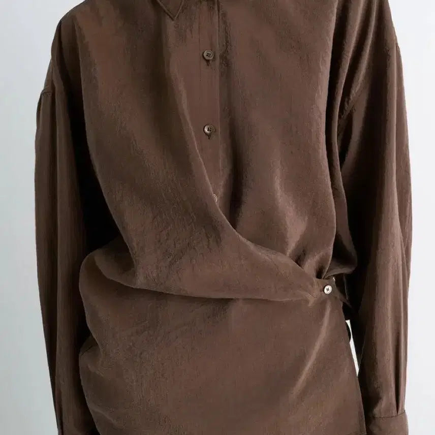 [BUNJANG] Lemaire Dry Silk Twist Shirt / 르메르 드라이실크 트위스트 셔츠 38