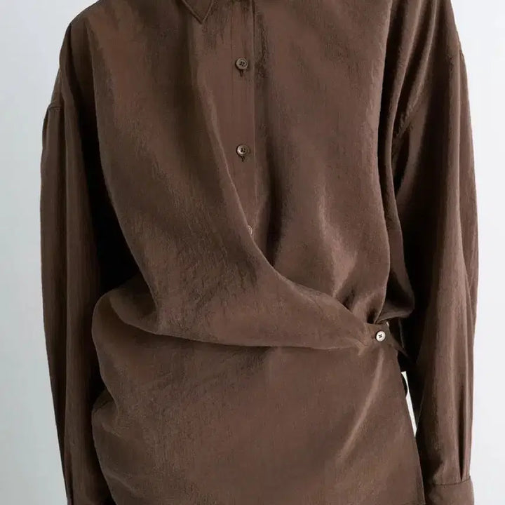 [BUNJANG] Lemaire Dry Silk Twist Shirt / 르메르 드라이실크 트위스트 셔츠 38