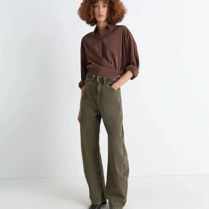 [BUNJANG] Lemaire Dry Silk Twist Shirt / 르메르 드라이실크 트위스트 셔츠 38