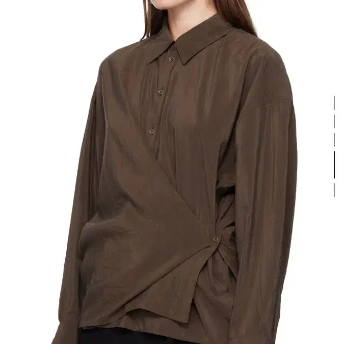 [BUNJANG] Lemaire Dry Silk Twist Shirt / 르메르 드라이실크 트위스트 셔츠 38