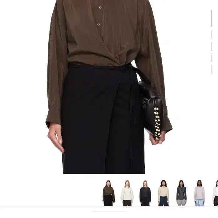 [BUNJANG] Lemaire Dry Silk Twist Shirt / 르메르 드라이실크 트위스트 셔츠 38
