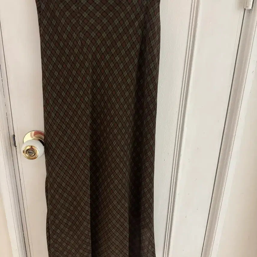 [BUNJANG] Sculptor Vintage Check Bias Sheer Skirt / 스컬프터 빈티지 체크 바이어 쉬어 스커트