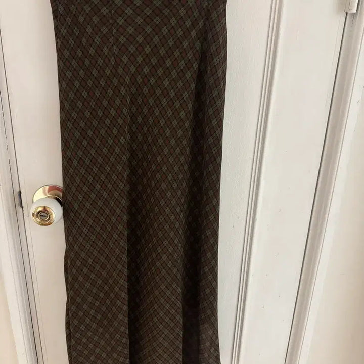 [BUNJANG] Sculptor Vintage Check Bias Sheer Skirt / 스컬프터 빈티지 체크 바이어 쉬어 스커트