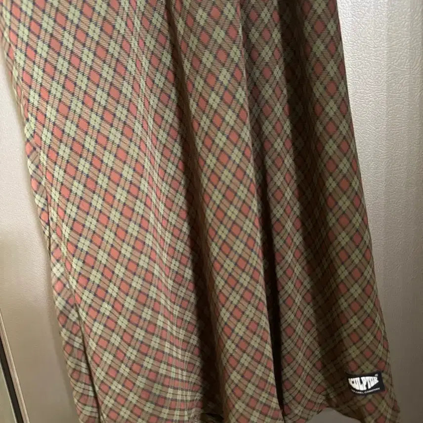 [BUNJANG] Sculptor Vintage Check Bias Sheer Skirt / 스컬프터 빈티지 체크 바이어 쉬어 스커트