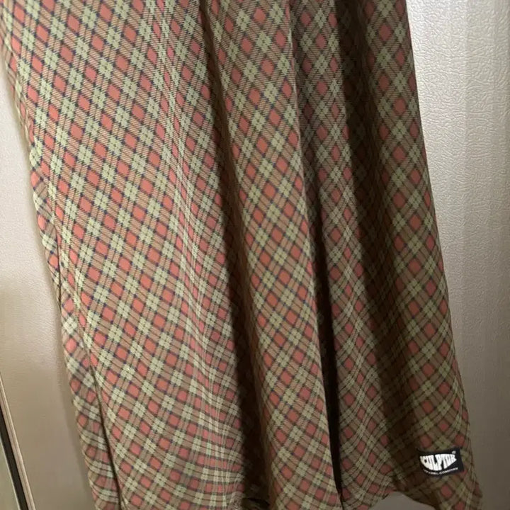 [BUNJANG] Sculptor Vintage Check Bias Sheer Skirt / 스컬프터 빈티지 체크 바이어 쉬어 스커트