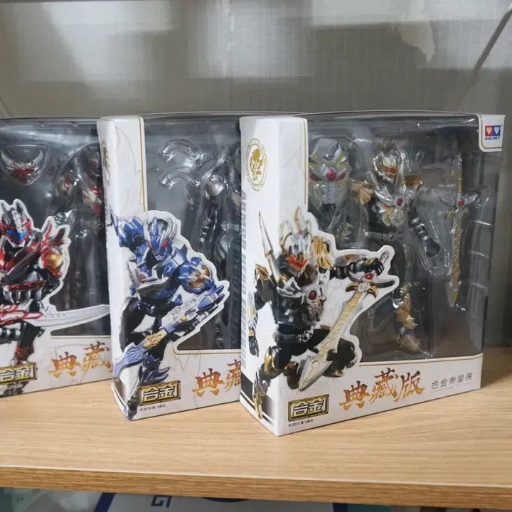 [BUNJANG] AULDEY Armor Hero Alloy Full Set Figures (3 Types) / AULDEY 아머히어로 합금 전장판 피규어 3종 세트