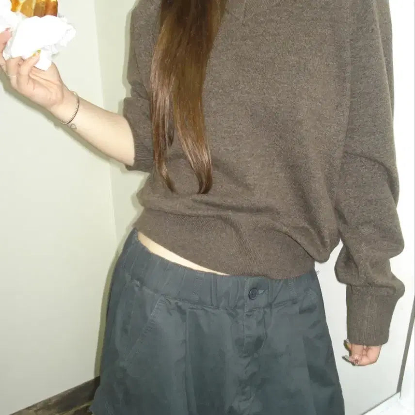 [BUNJANG] Our Cabinet Mena Wool Knit Sweater / 아워캐비넷 mena wool knit 브라운 니트
