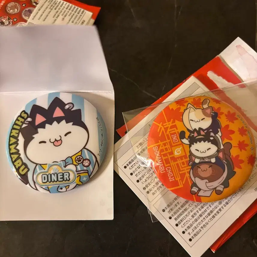 [SOLD OUT] 나루토 메가캣 캔뱃지 시카마루 일괄