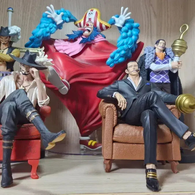[BUNJANG] One Piece Buggy Cross Guild Figure Set / 원피스 제일복권 신사황 버기 크로스길드 피규어 세트 판매합니다