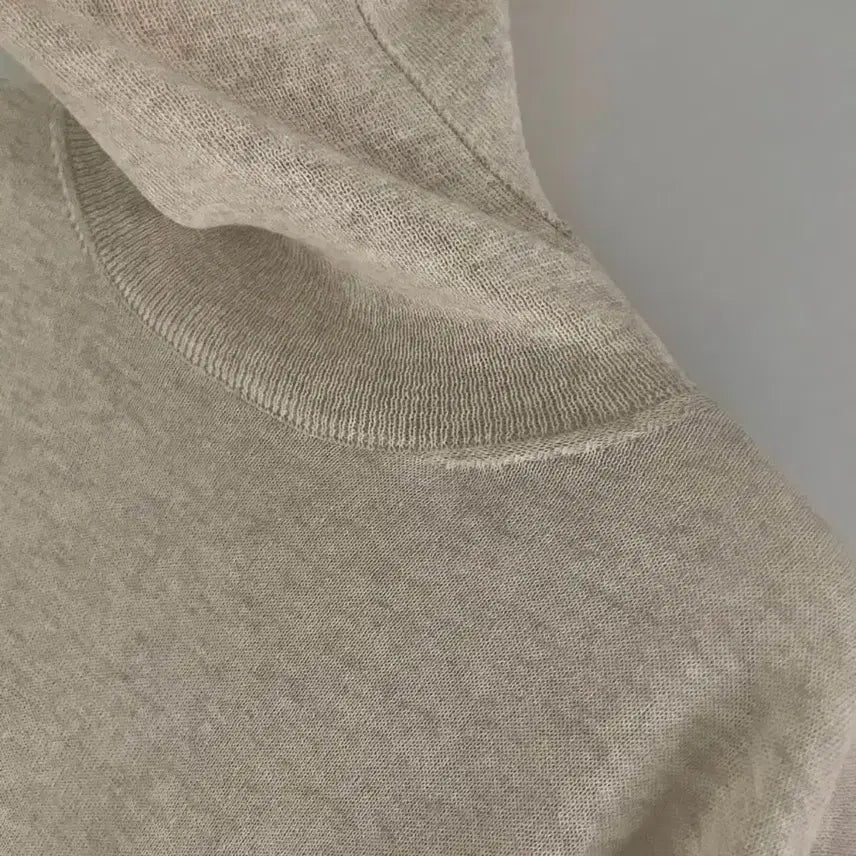 [BUNJANG] LE17SEPTEMBRE High Neck Knit Beige / LE17SEPTEMBRE 르917 하이넥니트 베이지