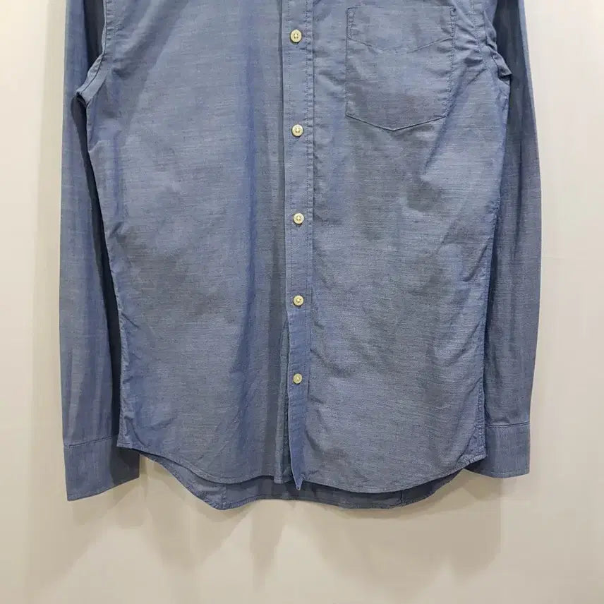 [BUNJANG] Vintage Solid Plain Classic Long Sleeve Shirt (Men&