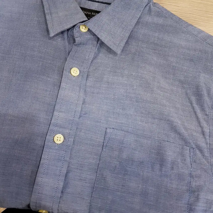 [BUNJANG] Vintage Solid Plain Classic Long Sleeve Shirt (Men&