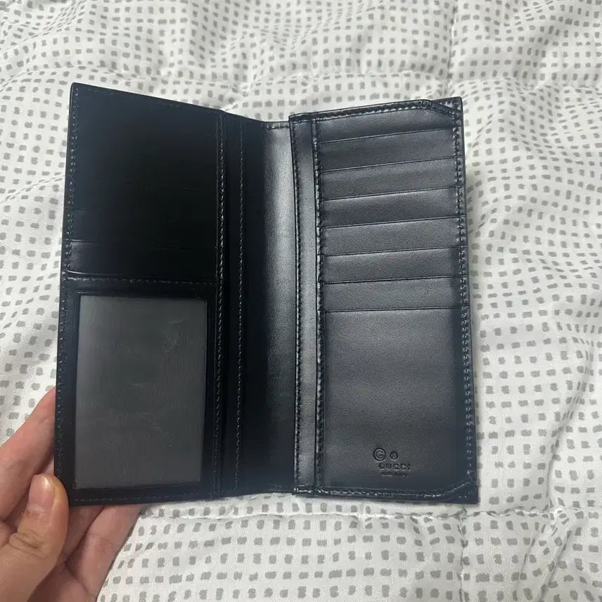 [SOLD OUT] 구찌 시그니처 시마 블랙 남성 장지갑