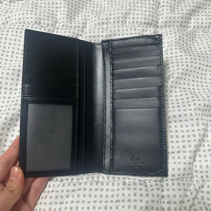 [SOLD OUT] 구찌 시그니처 시마 블랙 남성 장지갑