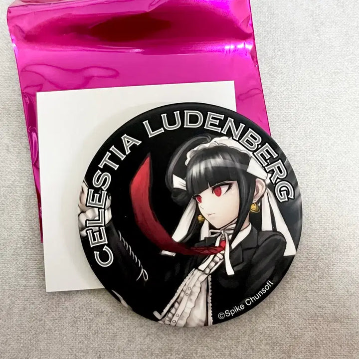 [BUNJANG] Danganronpa Celestia Ludenberg 15th Anniversary Big Can Badge / 단간론파 15주년 빅 캔뱃지 셀레스티아 루덴베르크 세레스
