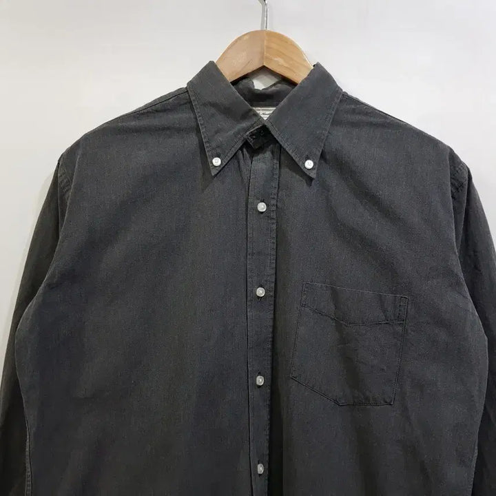 [BUNJANG] Vintage Solid Long Sleeve Shirt / JPN 빈티지 그레이 무지 솔리드 긴팔 셔츠 남M Q133
