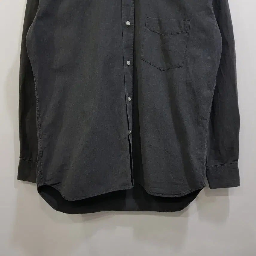 [BUNJANG] Vintage Solid Long Sleeve Shirt / JPN 빈티지 그레이 무지 솔리드 긴팔 셔츠 남M Q133
