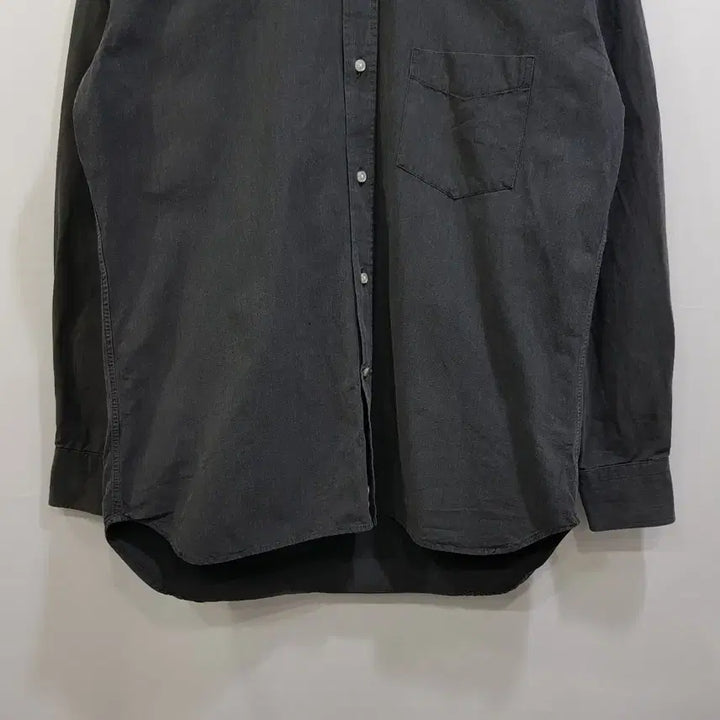 [BUNJANG] Vintage Solid Long Sleeve Shirt / JPN 빈티지 그레이 무지 솔리드 긴팔 셔츠 남M Q133