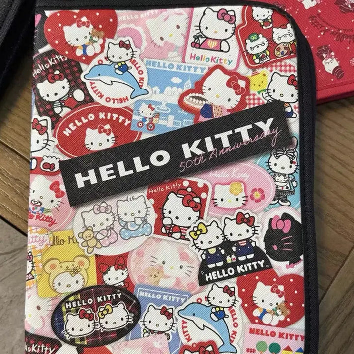 [BUNJANG] Hello Kitty Wiggle Pattern Big Pouch / 헬로키티와글와글패턴빅파우치 헬로키티다용도멀티파우치