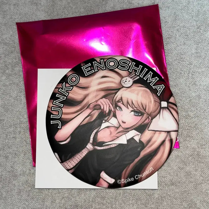 [BUNJANG] Danganronpa 15th Anniversary Big Enamel Pin Junko Enoshima Mukuro Ikusaba / 단간론파 15주년 빅 캔뱃지 에노시마 준코 이쿠사바 무쿠로