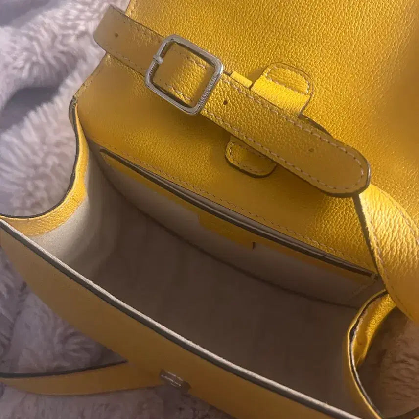 [BUNJANG] Belvedere Half Moon Bag Yellow / 벨베데레 반달백 옐로유