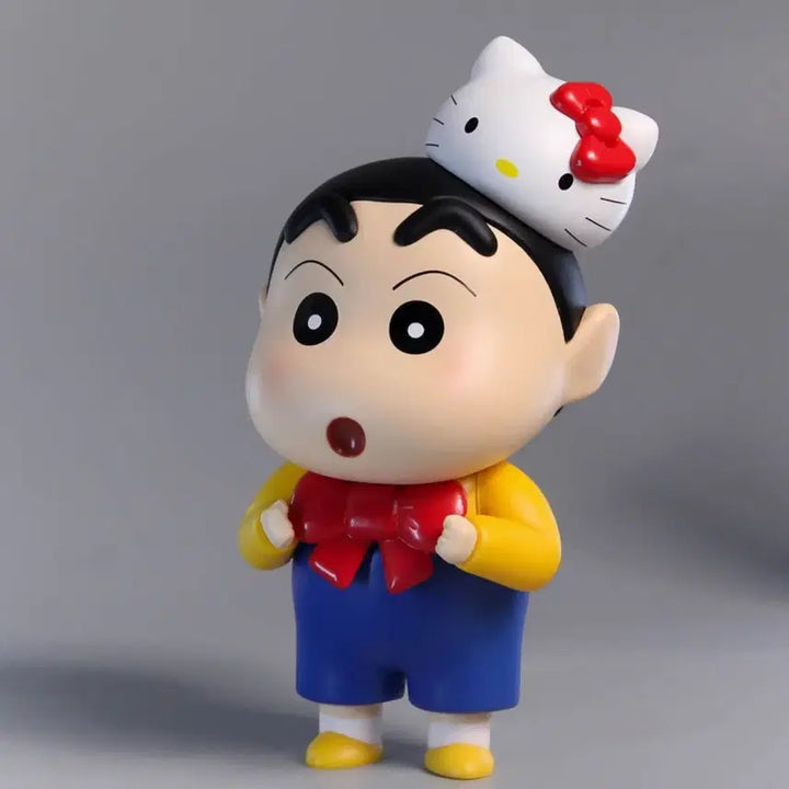 [BUNJANG] Crayon Shin-chan Hello Kitty Figure / 짱구 키티 피규어