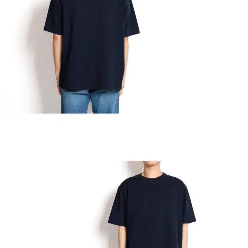 [BUNJANG] Steady Everywhere Relaxed Short Sleeve T-shirt - Dark Navy / [2] 스테디에브리웨어(sew) 릴렉스드 반팔 티셔츠 다크네이비