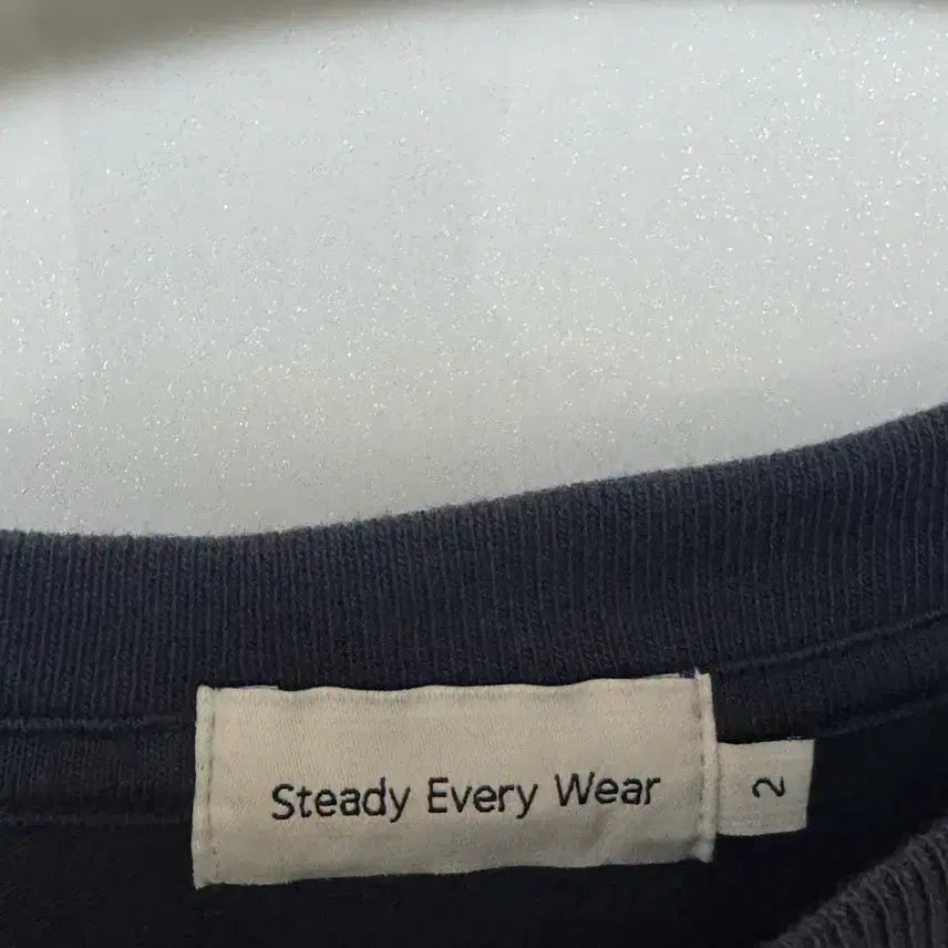 [BUNJANG] Steady Everywhere Relaxed Short Sleeve T-shirt - Dark Navy / [2] 스테디에브리웨어(sew) 릴렉스드 반팔 티셔츠 다크네이비