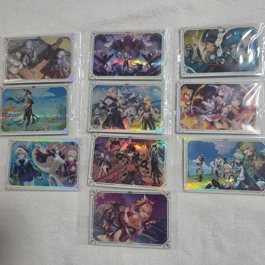 [BUNJANG] Genshin Impact Wafer Seal Set / 원신 웨하스 씰 세트