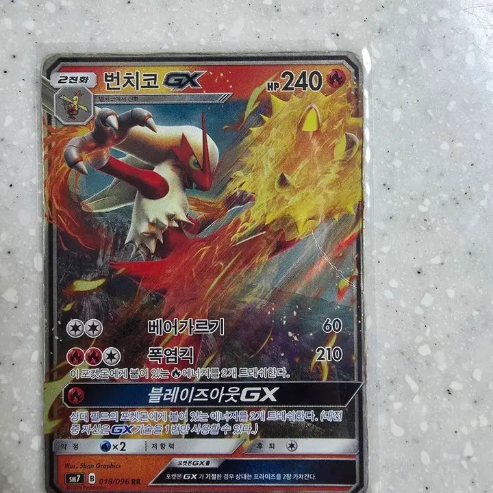 [BUNJANG] Pokemon Card Blaziken ex / 포켓몬카드 번치코ex