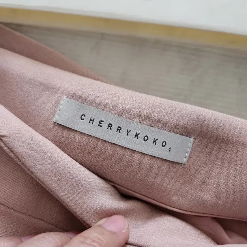 [BUNJANG] Cherrykoko Pink A-Line Midi Skirt / 체리코코 핑크 A라인 미디 스커트